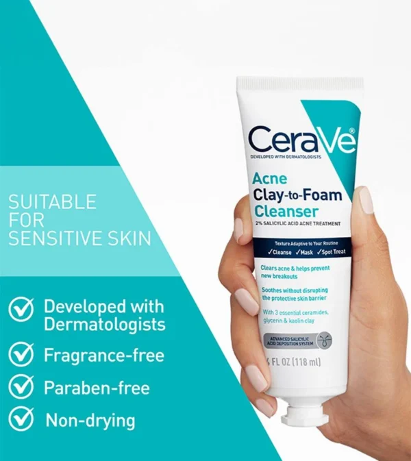 Acne Clay To Foam Cleanser Acne Clay To Foam Cleanser1