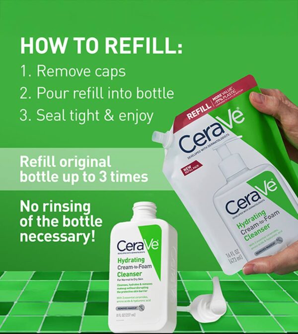 Hydrating Cream-to-Foam Cleanser Refill Hydrating Cream to Foam Cleanser Refill 12