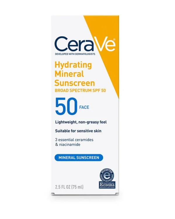 Hydrating Mineral Sunscreen SPF 50 Face Lotion Hydrating Mineral Sunscreen SPF 50 Face Lotion 2
