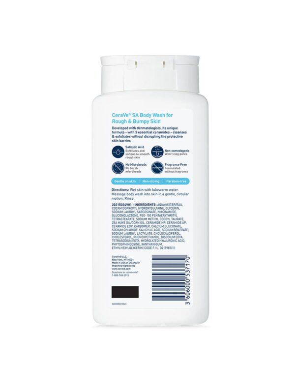 CeraVe SA Body Wash for Rough & Bumpy Skin SA Body Wash for Rough Bumpy Skin 1
