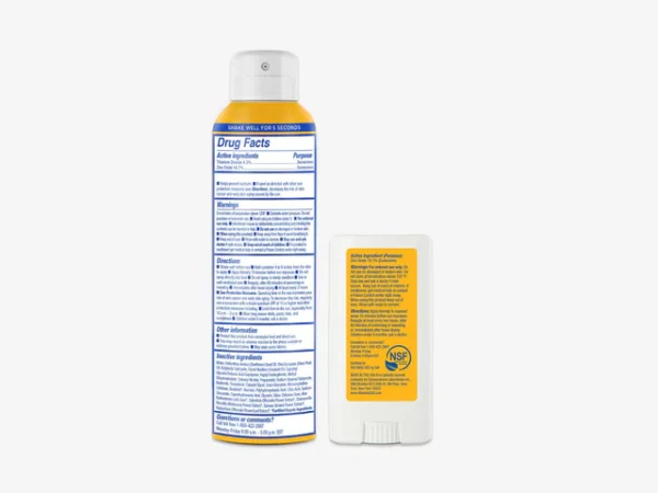 SPF 50 Mineral Sunscreen Spray and Stick 1 1