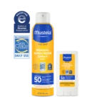 SPF 50 Mineral Sunscreen Spray and Stick