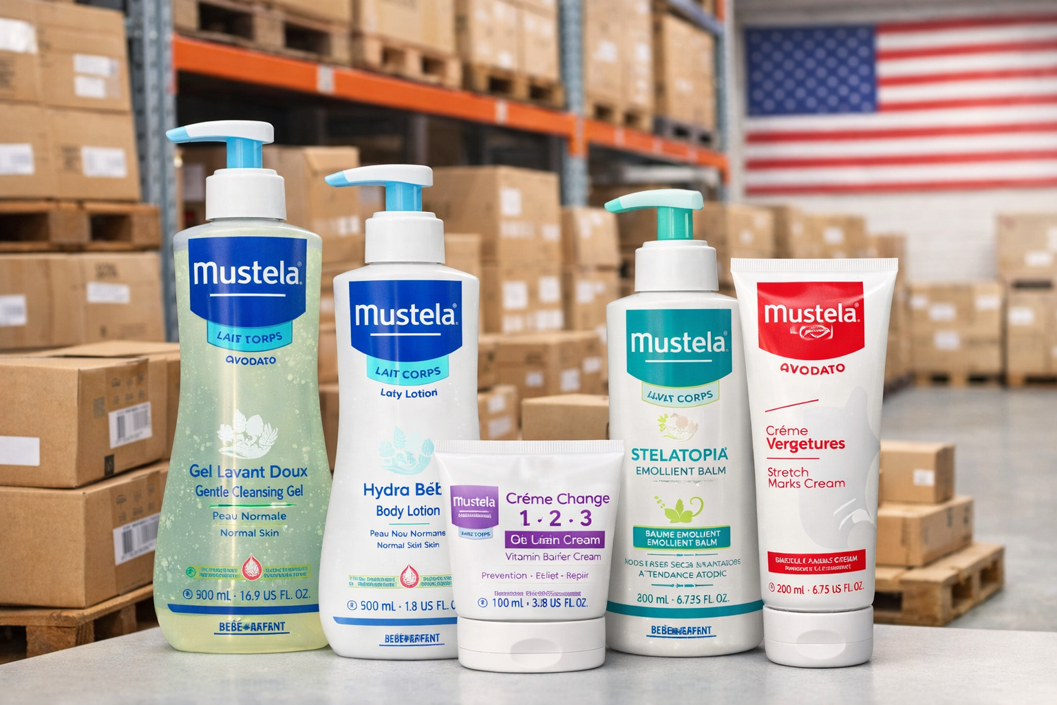 mustela wholesale distributor usa