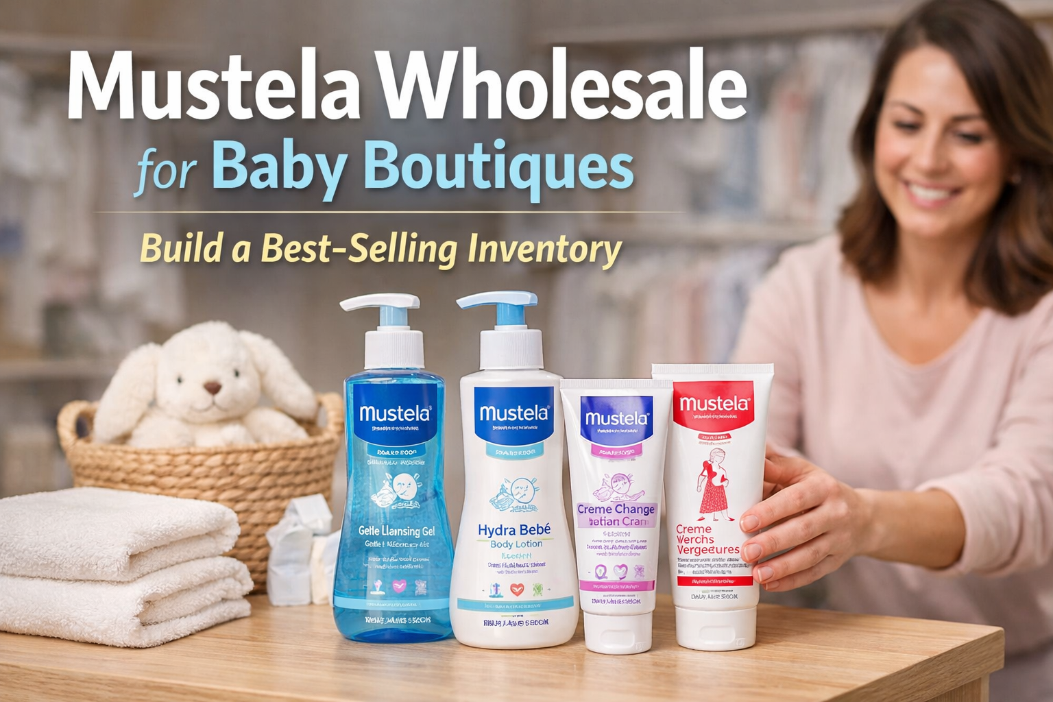 mustela wholesale for baby boutiques