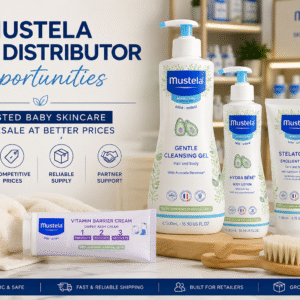 Looking for authentic Mustela bulk distributor opportunities for your beauty store or ecommerce skincare business? Explore trusted wholesale baby skincare inventory at Lamire Cosmetics and source products your customers already trust.